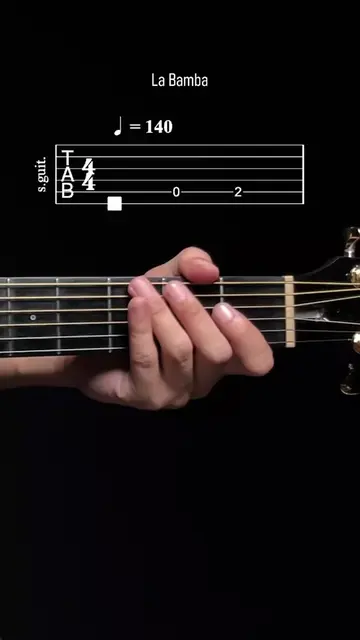 Ritchie Valens - La Bamba #guitartabs #guitartutorial 