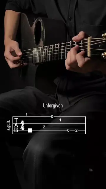 Metallica - Unforgiven #guitartutorial  #guitartabs 