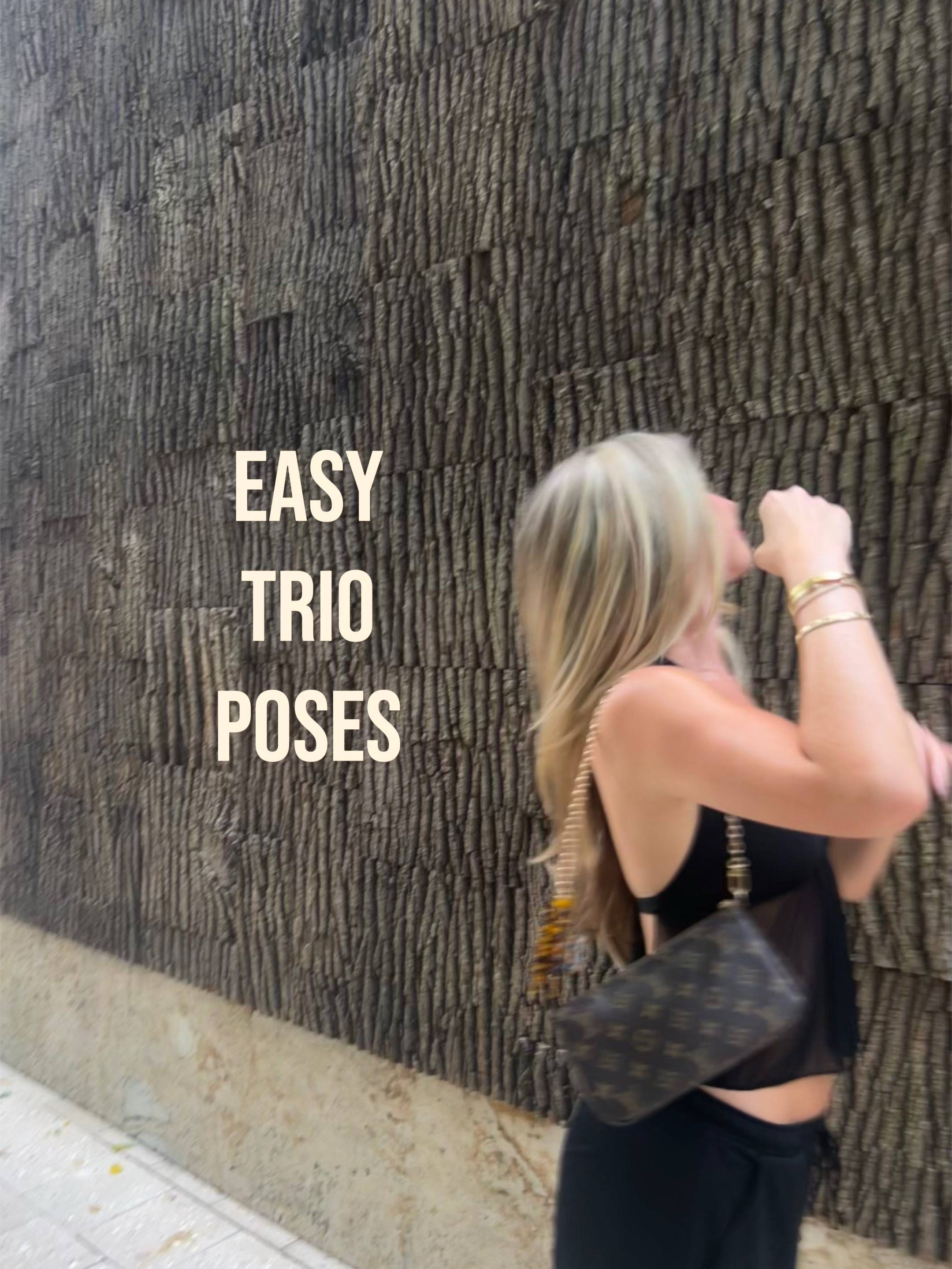 Easy trio poses - follow for more 🤍