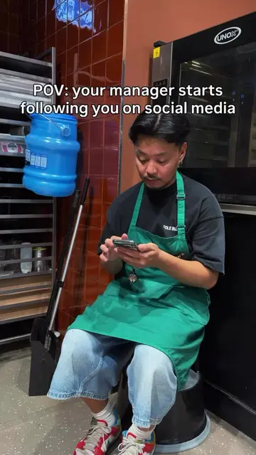 Your boss stars following you on social media 