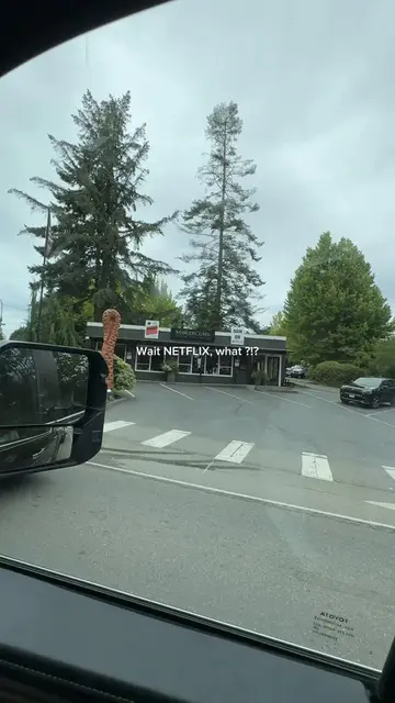 Out exploring Bainbridge Island, Washington & I spotted this @Netflix  sign on t