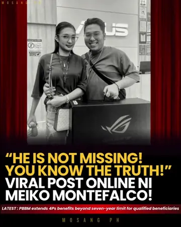 🚨 “HE IS NOT MISSING! YOU KNOW THE TRUTH!” — MEIKO, PUMALAG SA PARATANG NG PAMI