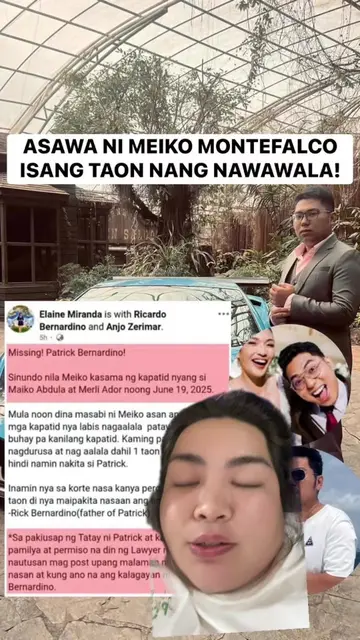 Nagsalita na si Meiko Montefalco tungkol sa kumakalat na balitang nawawala umano
