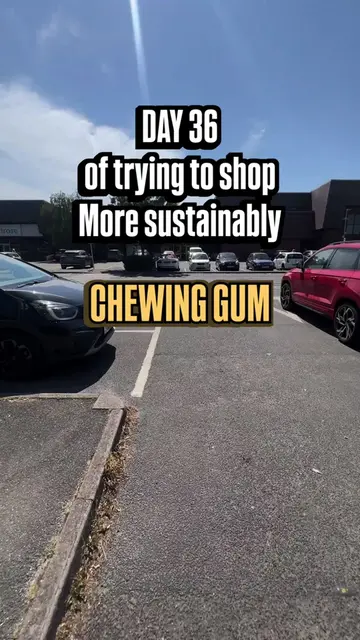 The problem with chewing gum: the "gum base" on a standard packet is a synthetic