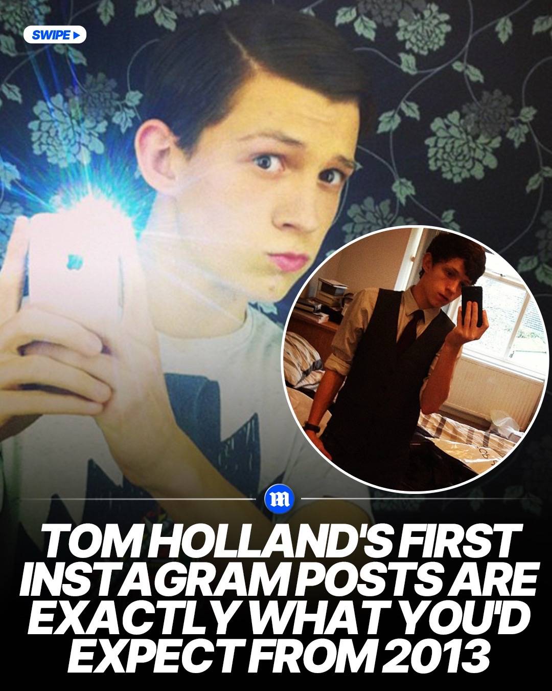 Fans are rediscovering Tom Holland's first Instagram posts from 2013, and they'r