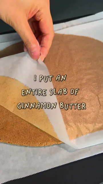 brown butter cinnamon sugar slab smelled so good i almost ate it as is 😋 instea