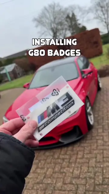 G8x badges on a F8x is a vibe! Badges Available. Get the pack  #carparts #govira
