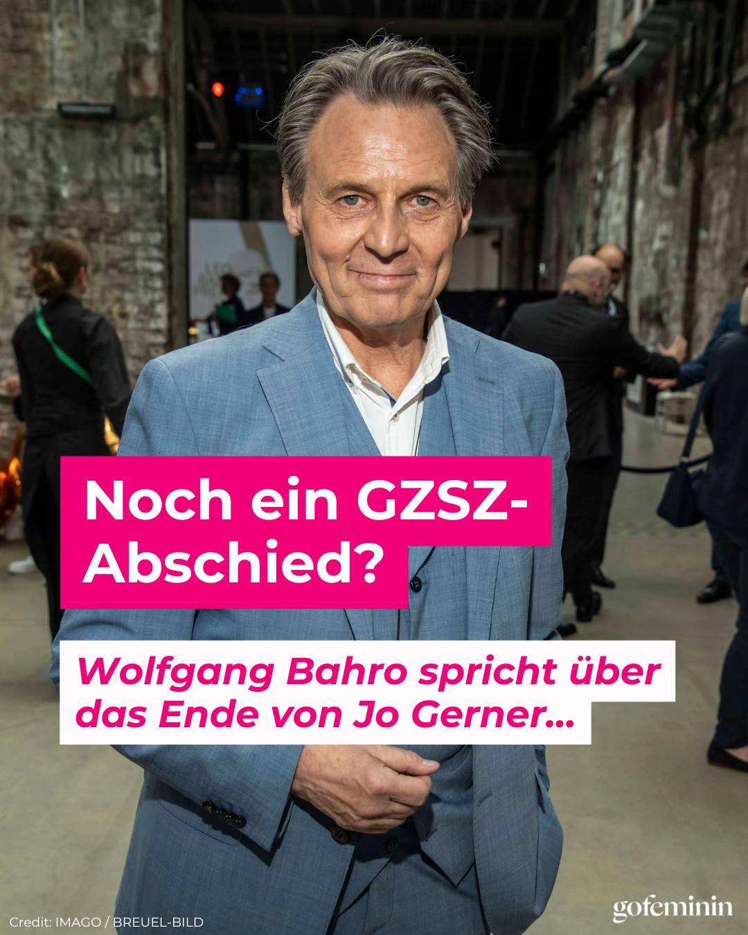 Wolfgang Bahro gehört zu den dienstältesten Darstellern der Daily-Soap #gzsz - j