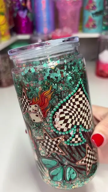 #cupmaker #tutorial #airbubble #snowglobetumbler #glitterglobe 