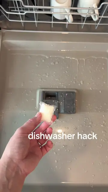 Stop putting dishwasher pods in the dispenser! 😳 Just toss it inside instead! �