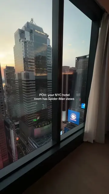 Times Square right outside your window + one of the best locations for exploring