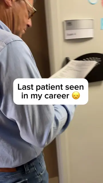 This is the last patient I will ever see as a neurosurgeon. The patient and his 