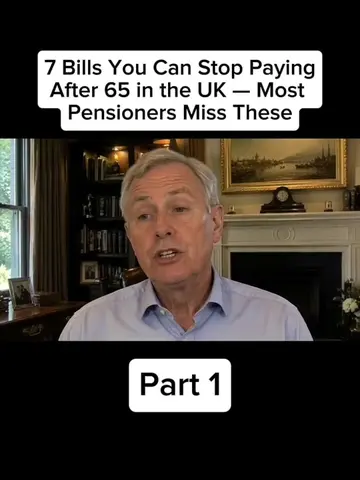 7 Bills You Can Stop Paying After 65 in the UK — Most Pensioners Miss These #hmr