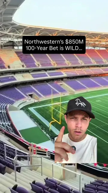 Northwesterns new stadium is big league  #stadium #sports #CollegeFootball #fory