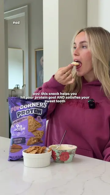 #ad POV: You found your new favorite high-protein sweet treat 🤭🍰✨ This pairing