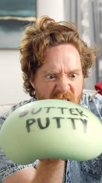 Slicing a Putty Squishy for Ultimate Satisfaction! #shorts #vat19 #curiouslyawes