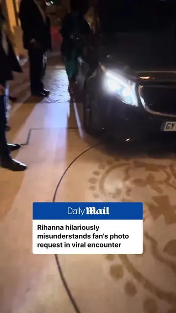 Rihanna has sparked laughs online after a fan's photo request was lost in transl