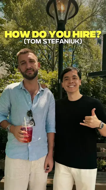 How do you hire? 👀💡Pt. 1 with Tom Stefaniuk founder of Small Screen Marketing 