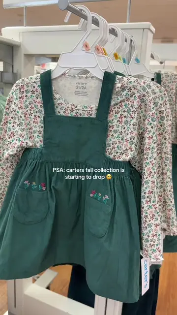 Cutest lil dresses 😭 I’m sooo ready for fall & fall outfits 🤭🍂 #carters #cart