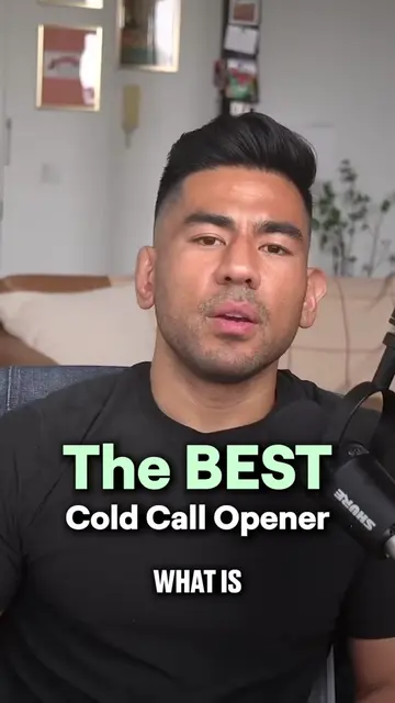 What's your favorite cold call opener? [sales, sales tips, sales tactics, 30 Min