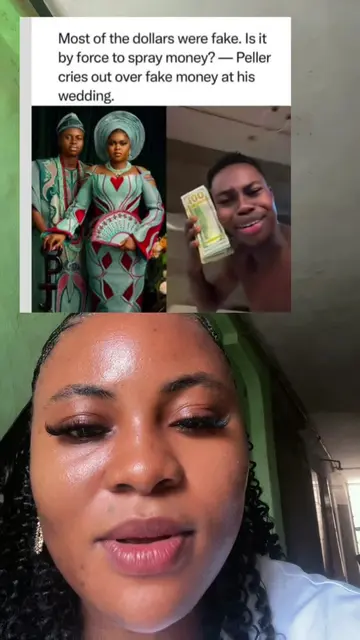 Peller cries out over fake money at his traditional wedding  #ameboplug #blowthi