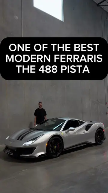 One of the BEST modern Ferraris: The 488 Pista 🏁. I love this spec with its dar
