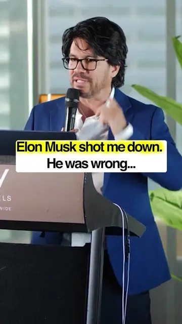 Elon Musk shot me down.