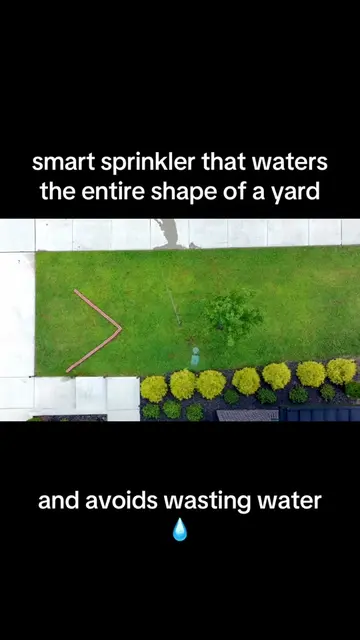 full lawn coverage with precision watering 💦 #lawncare #irrigation #sprinkler #