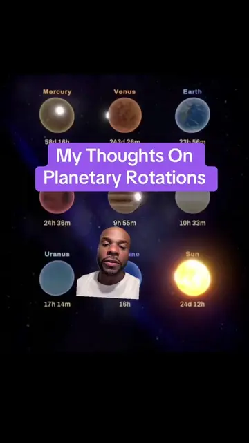 Big planets spin fast and small planets spin slow. #TyreakToldYou #Astronomy #Pl