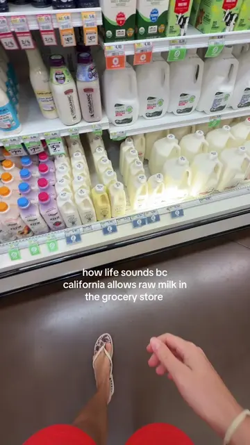 one of the good things abt cali 🫠 shoutout @Sprouts Farmers Market  #rawmilk #c