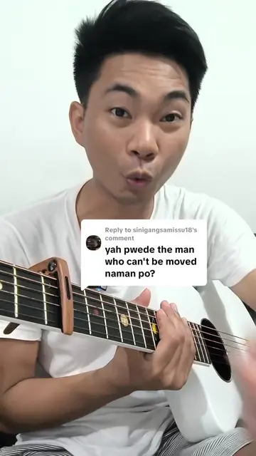 Replying to @sinigangsamissu18 THE MAN WHO CAN'T BE MOVED|Easy guitar intro tuto