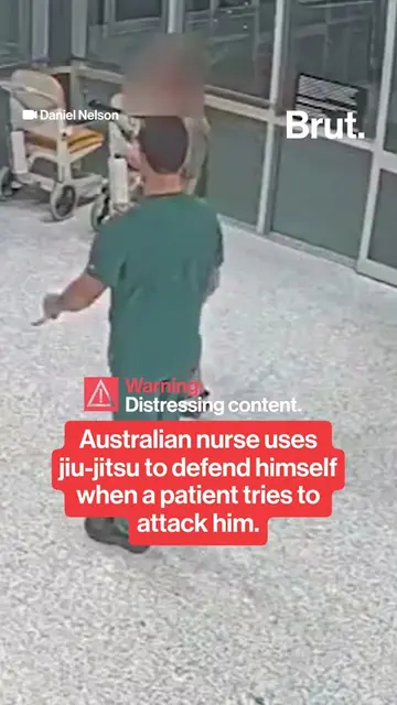 A nurse in Australia used jiu-jitsu to fight off a patient who attempted to assa