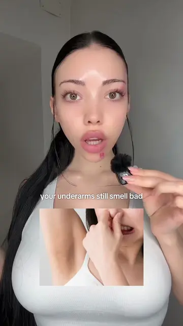 How to reduce body odor 🤍✨                                                     