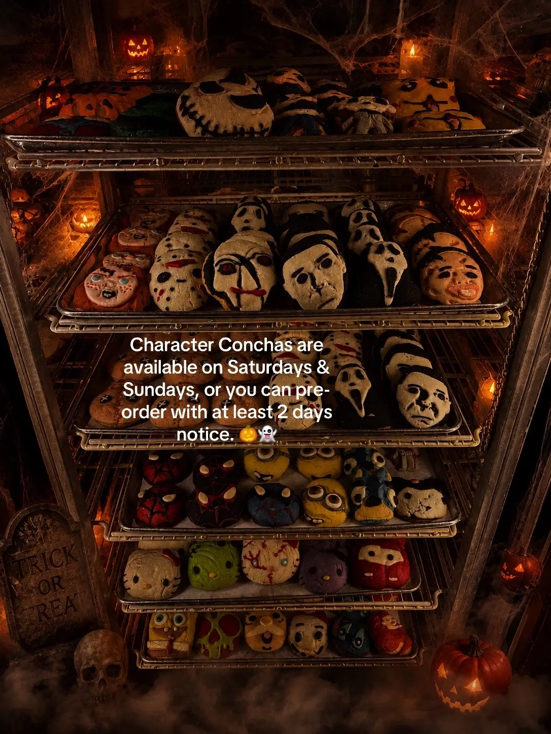 #conchas #halloween #laplayitabakery 