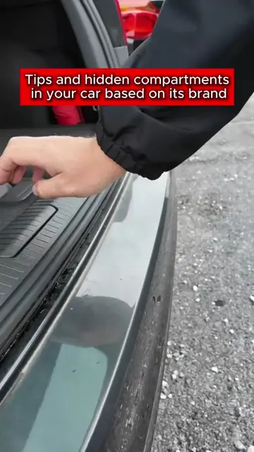 Tips and hidden compartments in your car based on its brand. #cars #mechanics #t