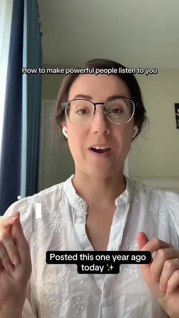 I posted this video about confident work communication exactly 1 year ago today 