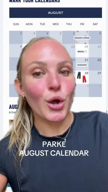 PARKE AUGUST CALENDAR BREAKDOWN!! What are you most excited for? Comment or dm m