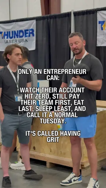 Pay the team first. Eat last. Sleep least. Keep moving anyway. That's not a job 