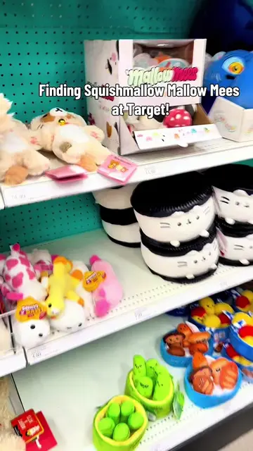 No squishies today but I found the squishmallow mallowMees at target! They are s