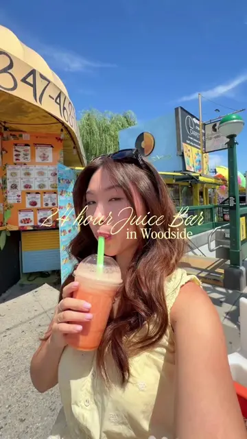 there’s a little oasis tucked away in Woodside, open 24/7 and serving up fresh j