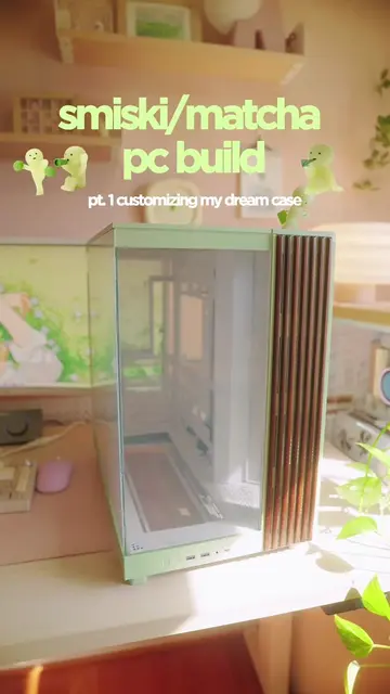 ep. 01 dream smiski pc build!! 💚🌱 sorry yall this first episode took foreverrr