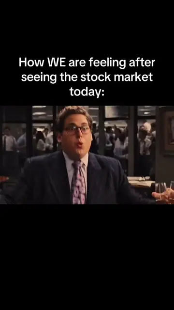We are moving different after seeing the stock market today. What a day. Stocks 