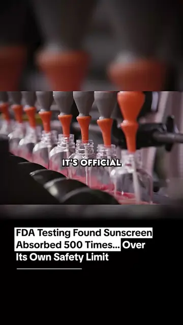 🛑Scanned With The Pura App🛑 Your sunscreen doesn't stay on your skin — the FDA