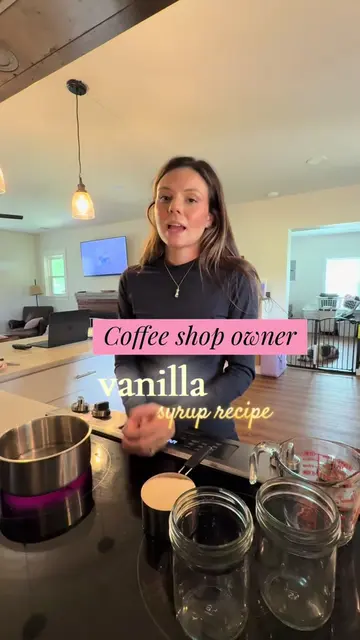 Who better to learn to make coffee shop vanilla syrup from?? #education #canilla