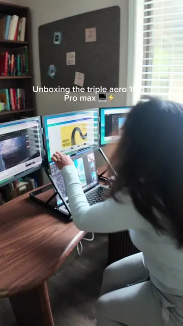 Unboxing the Triple Aero 15’6 Pro Max 💻✨ #Tech #workfromanywhere #unboxing #rem