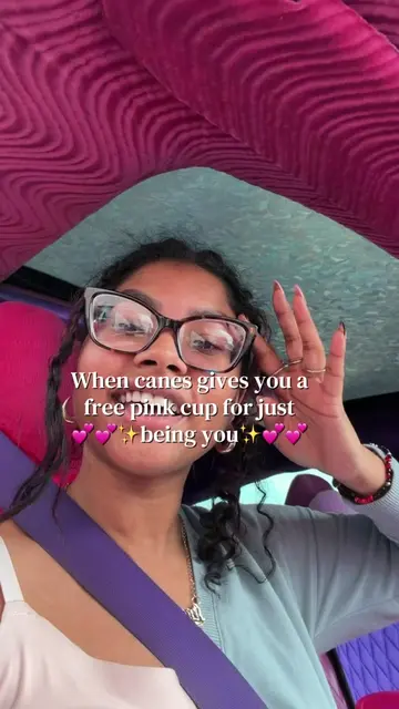 @Raising Cane's making my ENTIRE day with this pretty pink surprise🥹🌸🎀💗💕✨✨ 