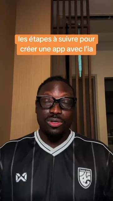 Toutes les étapes pour créer une app avec l'IA