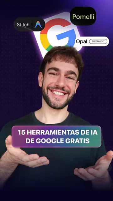 Google acaba de soltar 15 herramientas de IA gratis y casi nadie se ha enterado.