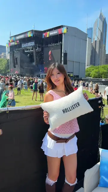 still reeling from @Lollapalooza with @hollister!! ✨ join style hub thru the lin
