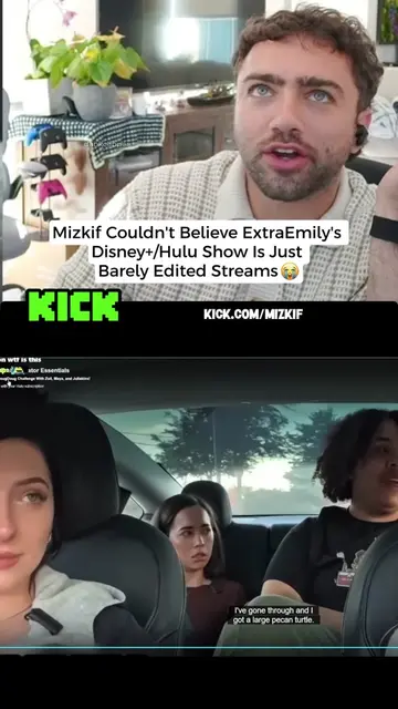 Mizkif Couldn't Believe ExtraEmily's Disney+/Hulu Show Is Just Barely Edited Str